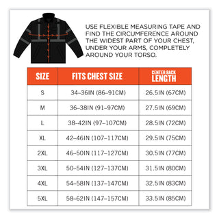 ergodyne® GloWear 8377EV Non-Certified Hi-Vis Quilted Bomber Jacket, Black, 2X-Large (EGO25646)