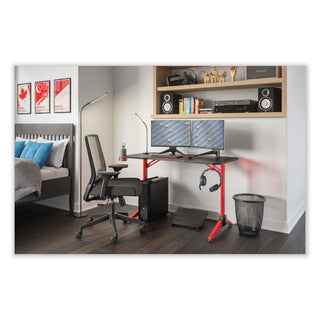 Safco® Resi LED Desk Lamp, Gooseneck, 18.5' High, Black (SAF1018BL)