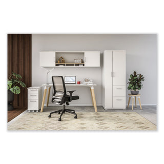 Safco® Resi LED Desk Lamp, Gooseneck, 18.5' High, Black (SAF1018BL)