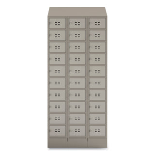 Safco® Triple Continuous Metal Locker Base Addition, 35w x 16d x 5.75h, Tan (SAF5520TN)