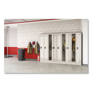 Safco® Triple Continuous Metal Locker Base Addition, 35w x 16d x 5.75h, Tan (SAF5520TN)