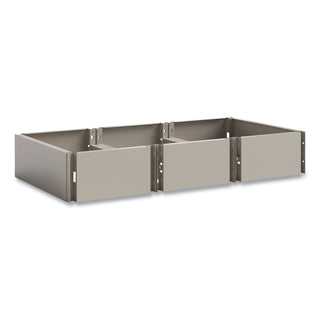 Safco® Triple Continuous Metal Locker Base Addition, 35w x 16d x 5.75h, Tan (SAF5520TN)