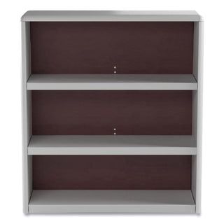 Safco® Value Mate Series Steel Three Shelf Bookcase, 31 3/4w x 13 1/2d x 41h, Gray (SAF7171GR)