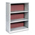 Safco® Value Mate Series Steel Three Shelf Bookcase, 31 3/4w x 13 1/2d x 41h, Gray (SAF7171GR)
