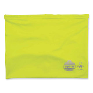 ergodyne® Chill-Its 6489 2-Layer Cooling Performance Knit Multi-Band, Polyester/Spandex, S/M, HiVis Lime (EGO42144)