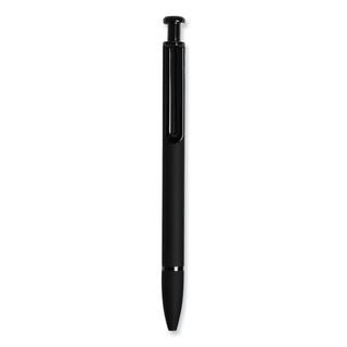 U Brands Monterey Ballpoint Pen, Medium 1 mm, Black Ink, Black Barrel, Dozen (UBR3786U0124)