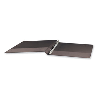Universal® Slant D-Ring View Binder, 3 Rings, 0.5" Capacity, 11 x 8.5, Black (UNV20701)