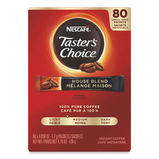 Nescafé® Taster's Choice Stick Pack, House Blend, .06 oz, 480/Carton (NES15782CT)