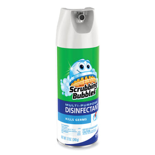 Scrubbing Bubbles® Multi-Purpose Disinfectant Spray, 12 oz Aerosol Spray, 12/Carton (SJN613104)