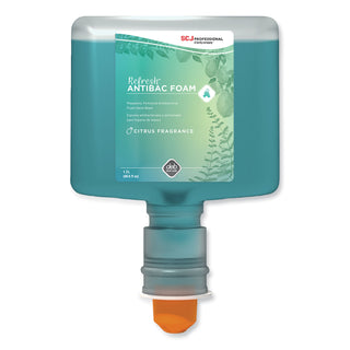 SC Johnson Professional® Hand Soap, Antibacterial, Foam, 1.2 Liter, 3/Ct Green (SJNANT120TF)