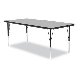 Correll® Height-Adjustable Activity Tables, Rectangular, 60w x 30d x 19h, Gray Granite, 4/Pallet (CRL3060TF1595K4)