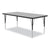 Correll® Height-Adjustable Activity Tables, Rectangular, 60w x 30d x 19h, Gray Granite, 4/Pallet (CRL3060TF1595K4)