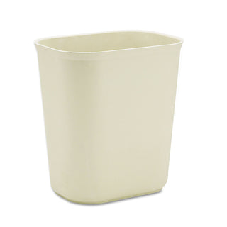 Rubbermaid® Commercial Fiberglass Wastebasket, 3.5 gal, Fiberglass, Beige (2541BG)