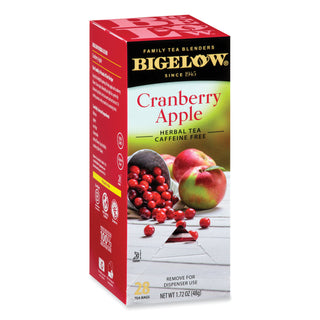 Bigelow® Cranberry Apple Herbal Tea, 28/Box (BTC10400)