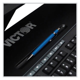 Victor® Height Adjustable Corner Standing Desk with Keyboard Tray, 36 x 20 x 0 to 20, Black (VCTDCX650)