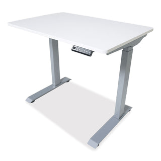 Victor® Electric Height Adjustable Standing Desk, 36 x 23.6 x 38.7 to 48.4, White (VCTDC830W)