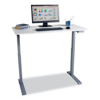 Victor® Electric Height Adjustable Standing Desk, 48 x 23.6 x 28.7 to 48.4, White (VCTDC840W)