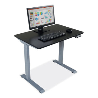 Victor® Electric Height Adjustable Standing Desk, 36 x 23.6 x 28.7 to 48.4, Black (VCTDC830B)