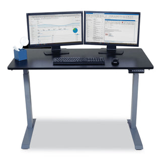 Victor® Electric Height Adjustable Standing Desk, 48 x 23.6 x 28.7 to 48.4, Black (VCTDC840B)