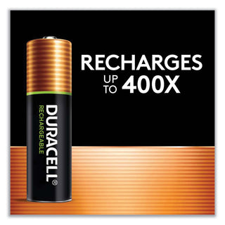 Duracell® Rechargeable StayCharged NiMH Batteries, AAA, 4/Pack (DURNLAAA4BCD)