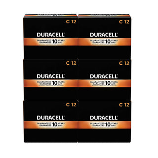 Duracell® CopperTop Alkaline C Batteries, 72/Carton (DURMN1400)