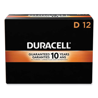 Duracell® CopperTop Alkaline D Batteries, 12/Box (DURMN1300)
