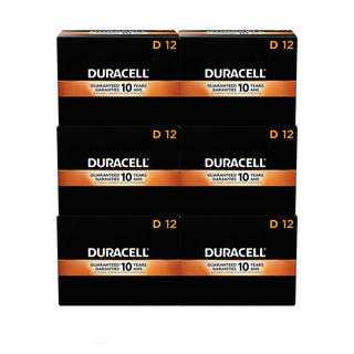 Duracell® CopperTop Alkaline D Batteries, 72/Carton (DURMN1300BKD)