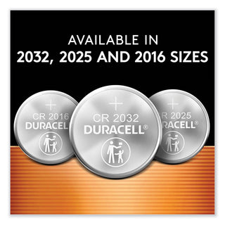 Duracell® Lithium Coin Batteries With Bitterant, 2025 (DURDL2025BPK)