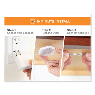 BLACK+DECKER LED Under Cabinet Puck Light Kit, 2.68w x 0.3h, White (BOSLEDUCPUCK7WK)