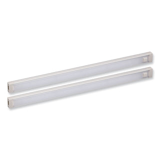 BLACK+DECKER LED Under Cabinet Lighting Kit with Magnetic Option Two-Bar Kit, 0.78w x 0.39h (BOSLEDUC122DK)