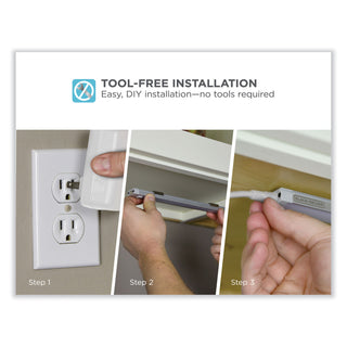 BLACK+DECKER LED Dimmable Under Counter Lighting with Motion Sensor and Magnetic Option Nine-Inch One-Bar Kit, 0.78w x 0.39h (BOSLEDUC91CK)