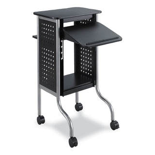 Safco® Scoot Presentation Cart, 21 1/2" x 30 1/4" x 40 1/2", Black (SAF8945BL)