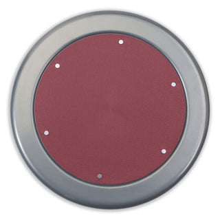 NPS® 6800 Series Height Adj Metal Seat Stool, Supports 300 lb, 18"-24" Seat Ht, Burgundy Seat, Black Base (NPS681810)