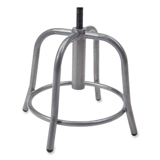 NPS® 6800 Series Height Adj Fabric Padded Seat Stool, Supports 300lb, 18"-25" Ht, Cobalt Blue Seat/Gray Base (NPS6825S02)