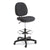 Alera® Interval Series Swivel Task Stool, 33.26" Seat Height, Supports up to 275 lbs, Black Seat/Black Back, Black Base (ALEIN4611)