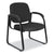 Alera® Genaro Series Half-Back Sled Base Guest Chair, 24.63" x 26.63" x 34", Black Seat/Black Back, Black Base (ALERL43C11)