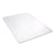deflecto® EconoMat All Day Use Chair Mat for Hard Floors, 45 x 53, Rectangular, Clear (DEFCM2E242)