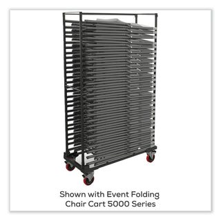Safco® Event Folding Chair 5000 Series, Supports Up to 225 lb, 18" Seat Height, White Seat, White Back, 4/Carton (SAF5000FCWTDG)