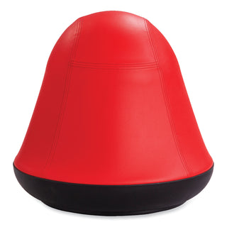 Safco® Runtz Swivel Ball Chair, Backless, Supports Up to 250 lb, Red Vinyl (SAF4761RV)