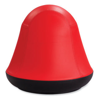 Safco® Runtz Swivel Ball Chair, Backless, Supports Up to 250 lb, Red Vinyl (SAF4761RV)