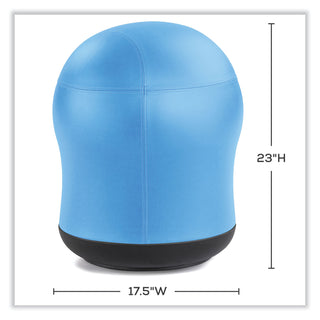 Safco® Zenergy Swivel Ball Chair, Backless, Supports Up to 250 lb, Baby Blue Vinyl (SAF4760BUV)