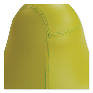 Safco® Runtz Swivel Ball Chair, Backless, Supports Up to 250 lb, Green Vinyl (SAF4761GV)