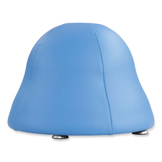 Safco® Runtz Ball Chair, Backless, Supports Up to 250 lb, Baby Blue Vinyl Seat, Silver Base (SAF4756BUV)
