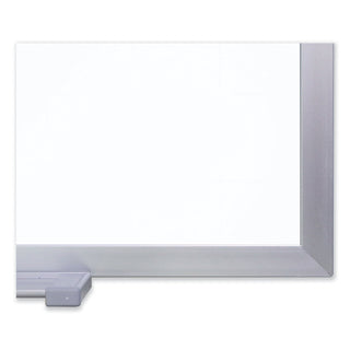 Ghent Magnetic Porcelain Whiteboard with Satin Aluminum Frame, 60.5 x 48.5, White Surface (GHEM1454)
