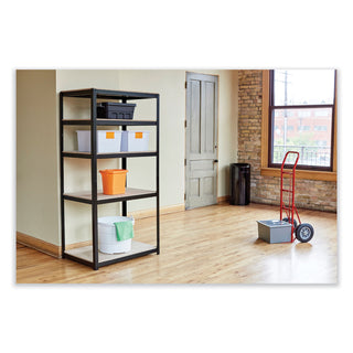 Safco® Open Top Oval Waste Receptacle, 14 gal, Steel, White (SAF9921WH)