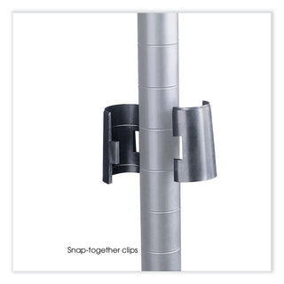 Safco® 2 Extra Shelves, 36" x 24" x 72", Gray (SAF5290GR) (SAF5290GR)