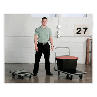 Safco® Tuff Truck Platform Truck, 500 lb Capacity, 36 x 24, Gray (SAF4063)