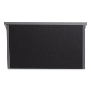 Oklahoma Sound® Tabletop Lectern, 23.75 x 19.87 x 13.75, Black (NPS22BK)
