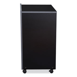 Oklahoma Sound® AV Cart/Lectern Base, 21.12 x 17.5 x 33.75, Black (NPS112BK)