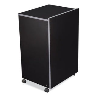 Oklahoma Sound® AV Cart/Lectern Base, 21.12 x 17.5 x 33.75, Black (NPS112BK)